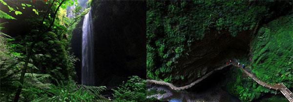 龙水峡地缝